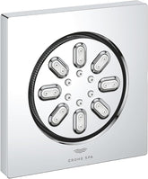 رذاذ جسم مكعب بتقنيتين لرذاذ المياه كروم من جروهي